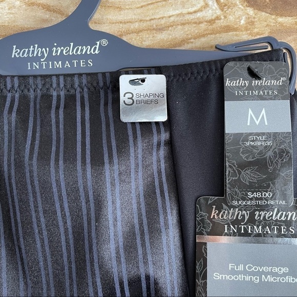 Kathy Ireland Intimates Full Coverage Shaping Brief 3 Pack Size medium - Picture 3 of 9